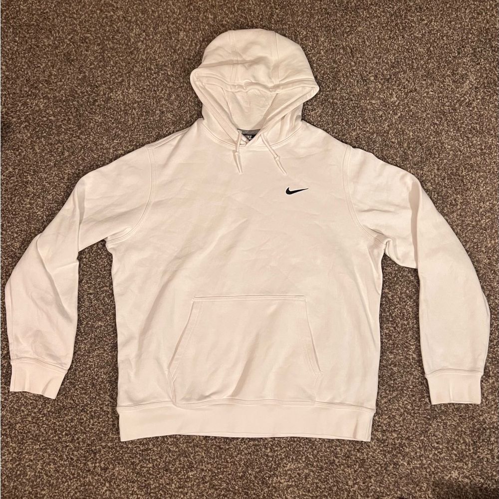 White Nike hoodie